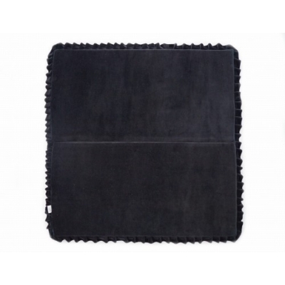 Klappbare Spielmatte Quadrat Schwarz 105x105 cm VELVET