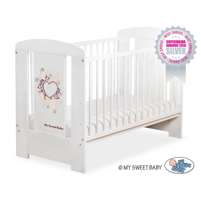 Komplett Babybett 120x60cm Chic nr 5010-07-2