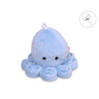 Kuscheltier Octopus Rassel - blau