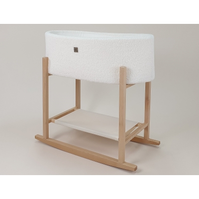 Modern Moseskorb Schaukelgestell Ecru