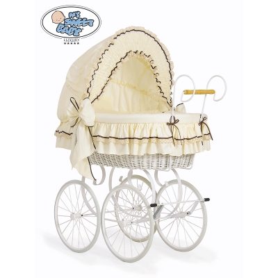 Nostalgiestubenwagen Baby Emma - Creme