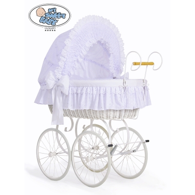 Nostalgiestubenwagen Weiße Weide Charlotte - Weiß