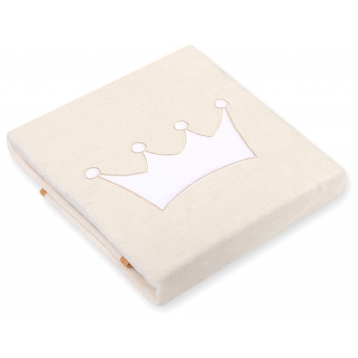 Polar Fleece Babydecke -  Little Prince/Princess creme