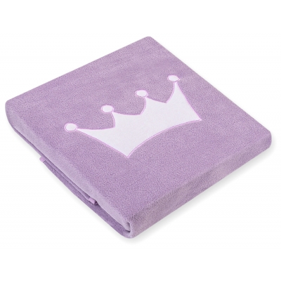 Polar Fleece Babydecke -  Little Prince/Princess lila