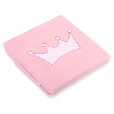 Polar Fleece Babydecke -  Little Prince/Princess rosa