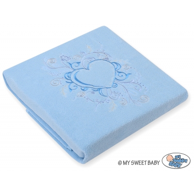 Polar Fleece Babydecke - Chic blau
