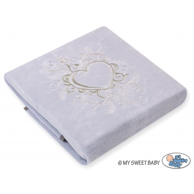 Polar Fleece Babydecke - Chic grau