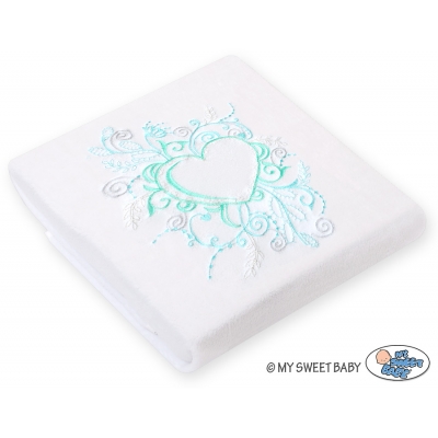 Polar Fleece Babydecke - Chic minze