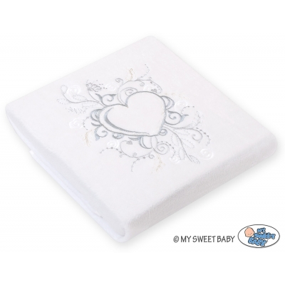 Polar Fleece Babydecke - Chic weiß