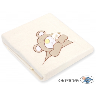 Polar Fleece Babydecke - Teddy Bär Barnaba cream