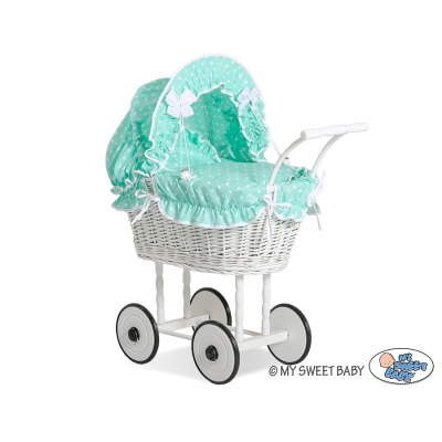 Puppenwagen aus Weide nr 71699-585*