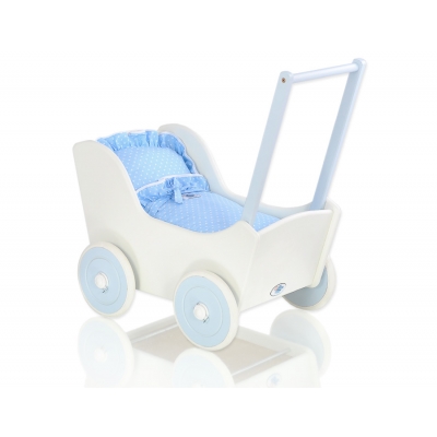 Puppenwagen Mila Weiß Blau 35025-588