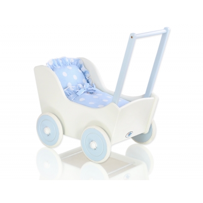 Puppenwagen Mila Weiß Blau 35025-741