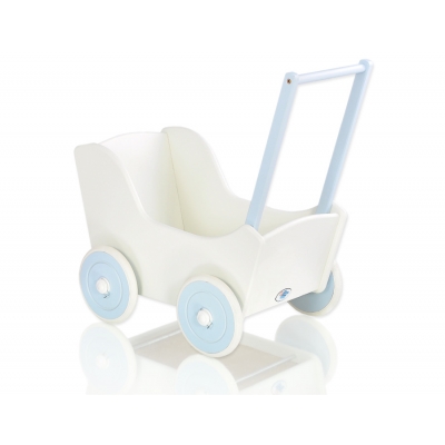 Puppenwagen Mila Weiß Blau 35025
