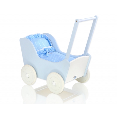 Puppenwagen Mila Weiß Blau 35026-588
