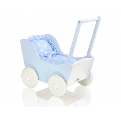 Puppenwagen Mila Weiß Blau 35026-741
