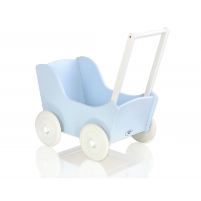 Puppenwagen Mila Weiß Blau 35027