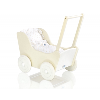 Puppenwagen Mila Weiß Creme 105026-754