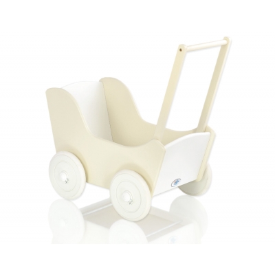 Puppenwagen Mila Weiß Creme 105026