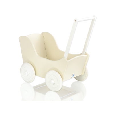 Puppenwagen Mila Weiß Creme 105027