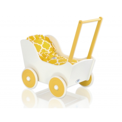Puppenwagen Mila Weiß Gelb 145025-723