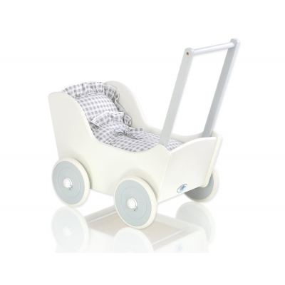 Puppenwagen Mila Weiß Grau 65025-61