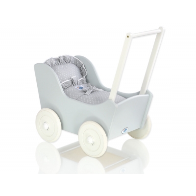 Puppenwagen Mila Weiß Grau 65027-535
