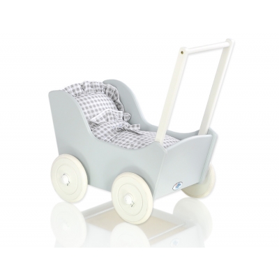 Puppenwagen Mila Weiß Grau 65027-619