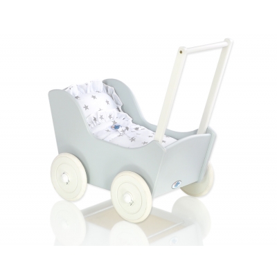 Puppenwagen Mila Weiß Grau 65027-740