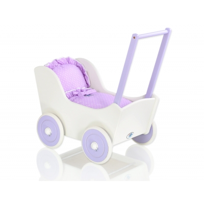 Puppenwagen Mila Weiß Lila 95025-534
