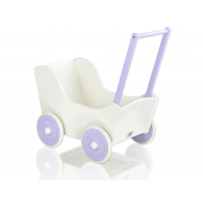 Puppenwagen Mila Weiß Lila 95025