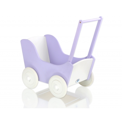 Puppenwagen Mila Weiß Lila 95026