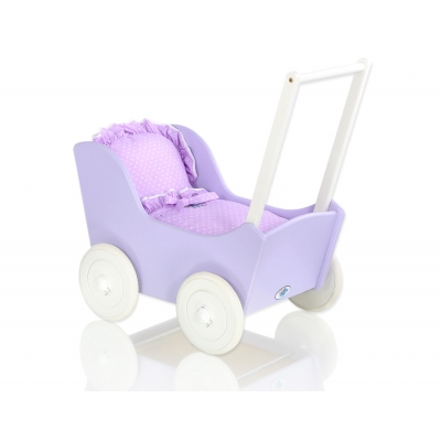 Puppenwagen Mila Weiß Lila 95027-534