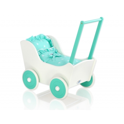 Puppenwagen Mila Weiß Minze 25025-717