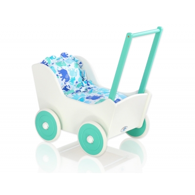Puppenwagen Mila Weiß Minze 25025-734