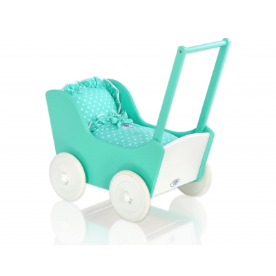 Puppenwagen Mila Weiß Minze 25026-585