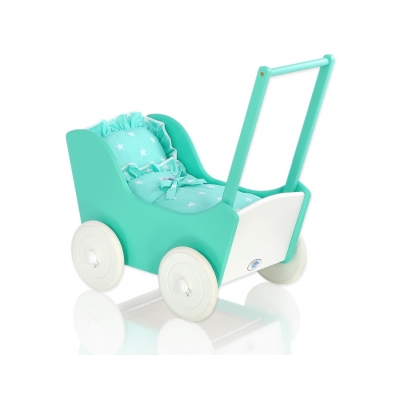 Puppenwagen Mila Weiß Minze 25026-717