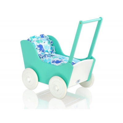 Puppenwagen Mila Weiß Minze 25026-734