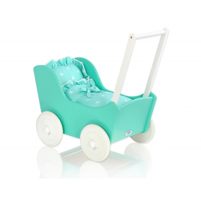 Puppenwagen Mila Weiß Minze 25027-717