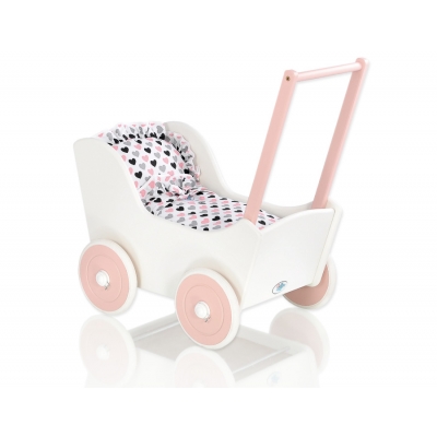 Puppenwagen Mila Weiß Puderrosa 15025-767