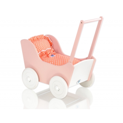 Puppenwagen Mila Weiß Puderrosa 15026-761