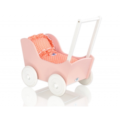 Puppenwagen Mila Weiß Puderrosa 15027-761