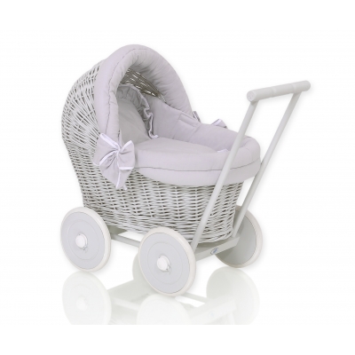 Puppenwagen Weide Grau Bettwäsche Grau nr 61703-523