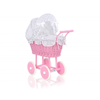 Neu Vintage Puppenwagen Weidenkorb