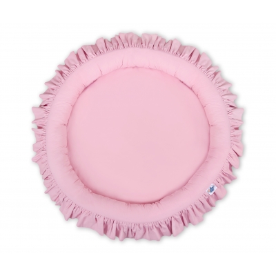 Rüschennestchen Spielmatte für Betthimmel - rosa