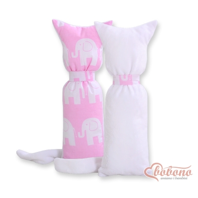Schmusekatze Doppelseitig - Simple Elefanten rosa