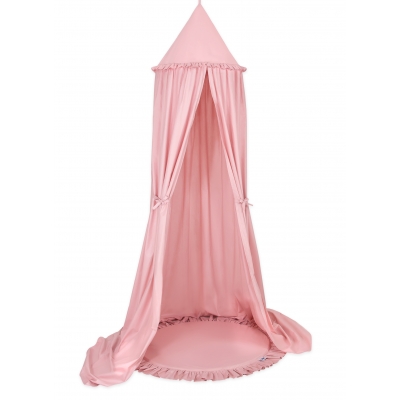 Set: Betthimmel + Spielmatte - alt rosa