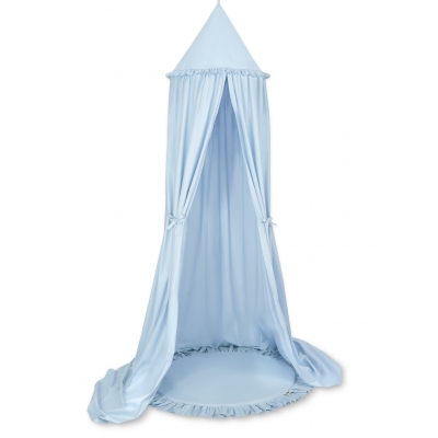 Set: Betthimmel + Spielmatte - blau
