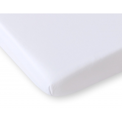Spannbettlaken aus jersey 120x60cm - Weiß
