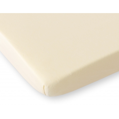 Spannbettlaken aus jersey 140x70cm - Creme